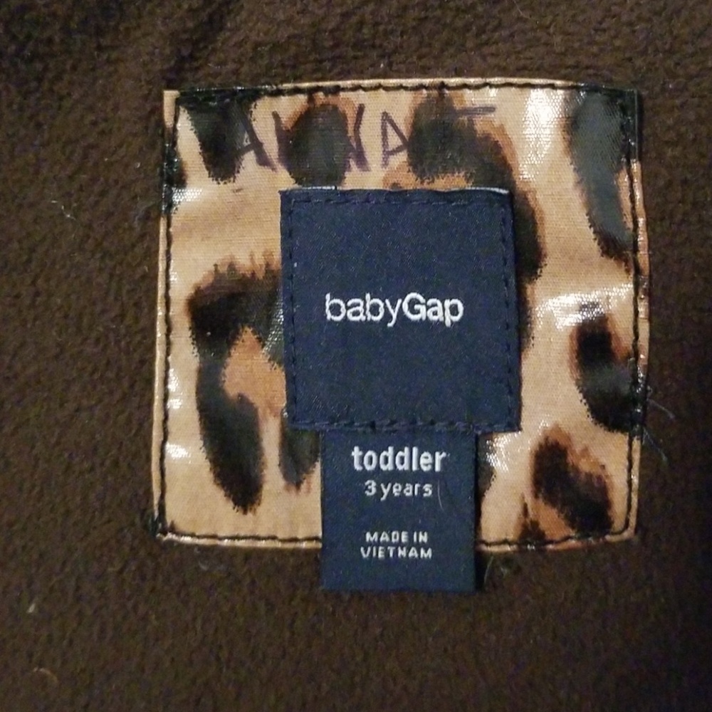 Gap Leopard Rain coat 3T - Picture 4 of 5